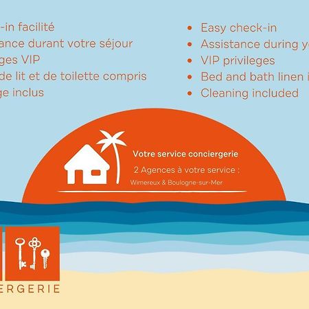 Les Temps Modernes Leilighet Boulogne-sur-Mer Eksteriør bilde